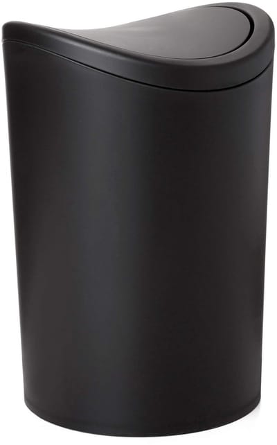Unyqoos ® Stijlvolle en Praktische Afvalbak voor de Badkamer met Kiepdeksel en 6L Capaciteit