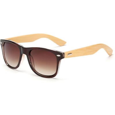 FOENIXSONG Dames Zonnebril Bamboe Hout Arm Vintage Zon Stijlvolle Bril voor Mannen Retro Zonnebril Mode Brillen MULTI