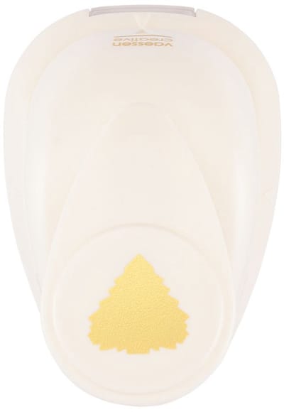 Vaessen Creative Pons - Figuurpons - Dennenboom - 1,4 x 1,4 cm