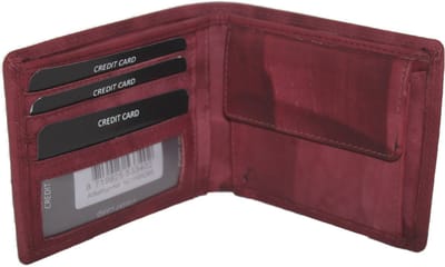 OI bordeaux rode lederen herenportemonnee / zeer platte paarse billfold laag model / dunne herenbeurs / RFID SAFE / bordo aubergine kleurig leer / 116ROBR
