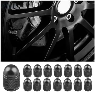 Store_8 - Bandenventieldoppen - Aluminium - Stofdicht - Grijs - Ventieldoppen voor Auto's en Fietsen - Accessoires voor Bandenventielen