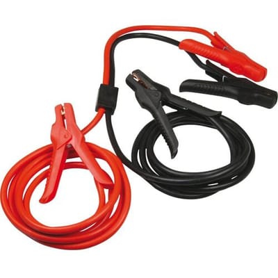 IWH 075634 Startkabels 30.0 mm² Aluminium (kopergecoat) 3.50 m Met geïsoleerde accuklemmen