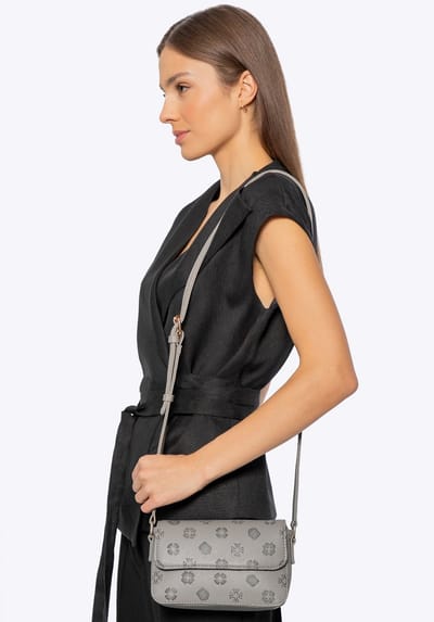 Wittchen - Dames Messenger Tas - Eco-leer - Grijs - Klein