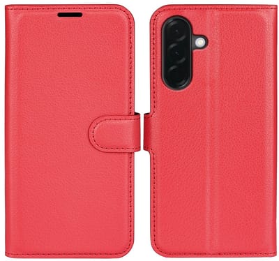 Coverup Hoesje - Geschikt voor Samsung Galaxy A37 Hoesje - Coverup Book Case - Rood
