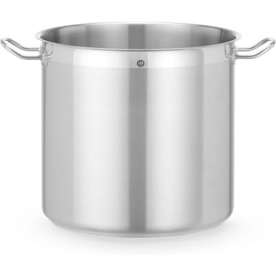 HENDI Kookpan hoog - roestvast staal - zonder deksel - 24 liter - diameter 32 cm, hoogte 30,6 cm - zilver - geschikt voor alle warmtebronnen