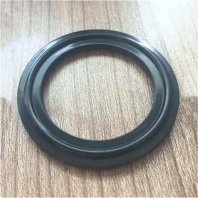 EPDM Afdichtingspakking - Sanitaire ring - Leidingwerk afdichten - Voedselveilig materiaal - 4 inch klem - Zwart