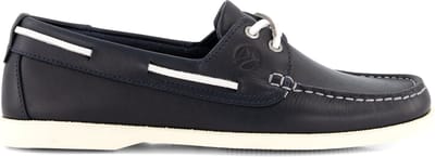 Travelin' Ebeltoft Dames - Bootschoenen - Leer - Navy