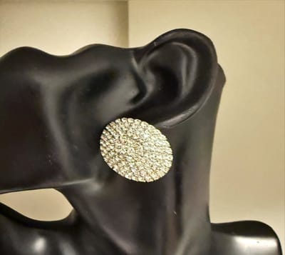 Sprankelende kristal ronde oorbellen | | Make up | Parfum | Moederdag | Verjaardagscadeau| Cadeautje| Valentijnsdag| Kado | sieraden | vaderdag | oorbellen | oorsieraden