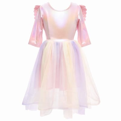 Verkleedkleding Alicorn Dress, Wings and Headband size 7-8