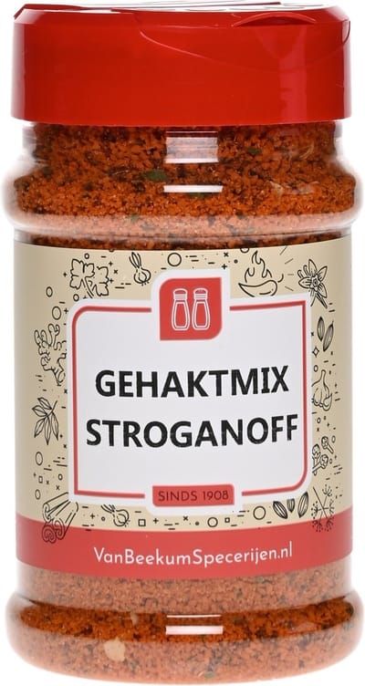 Van Beekum Specerijen - Gehaktmix Stroganoff - Strooibus 200 Gram