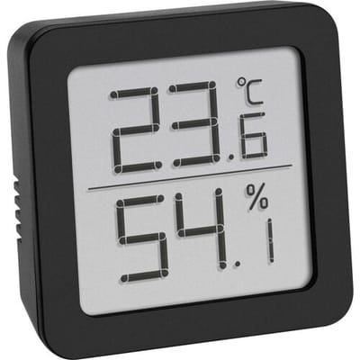 TFA Dostmann 30.5051.01 Thermo- en hygrometer Zwart