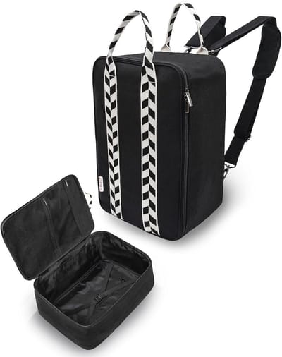 Handbagage rugzak 40 x 20 x 25 cm voor vliegtuigen, ruime reistas met schouderbanden, ideaal voor Ryanair en andere luchtvaartmaatschappijen