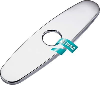 Gootsteen Gat Cover - Kraan Plaat - Aanrecht Afdekken - Roestvrij Staal - 9.8 Inch - Chroom