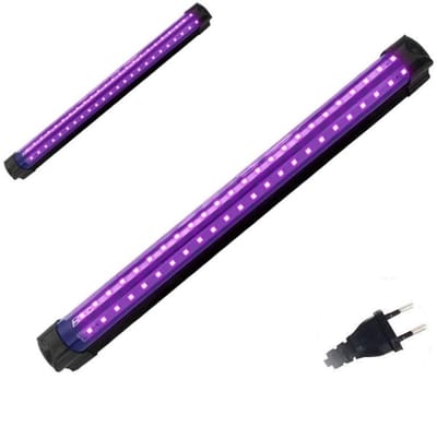 carmdering - UV Zwart Licht Lamp - 2 Stuks - USB 10W - 395nm - Voor Glow Party & Festivals