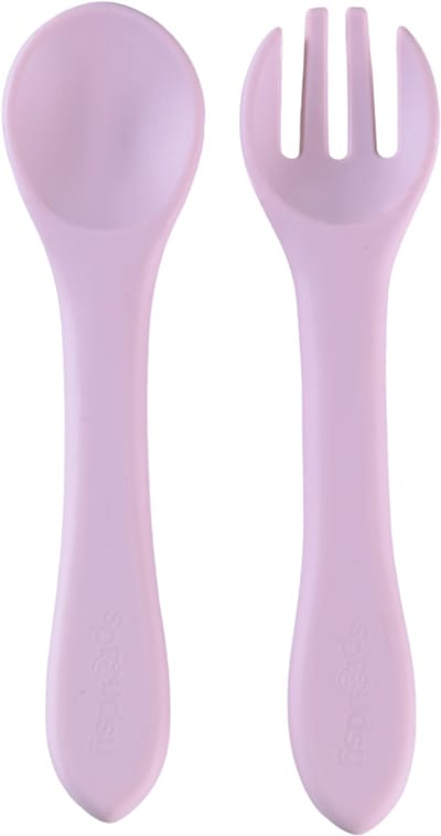 Sproudsy Bestekset Serene – Kinderbestek – Kinderservies - Baby – Soft Purple
