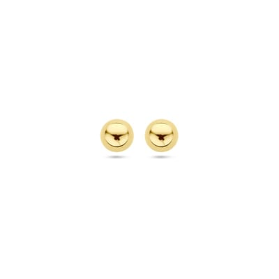 Marie Celeste oorknoppen bol - 5 mm - Goud