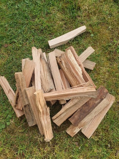 Eiken rookhout 10 kg / 25 cm met schors