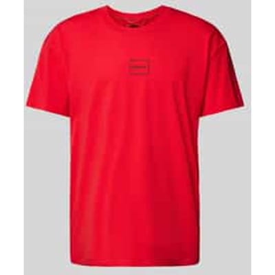 T-shirt met labelprint, model 'Laze'