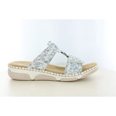 Rieker Slippers - Dames - Grijs - Maat:37