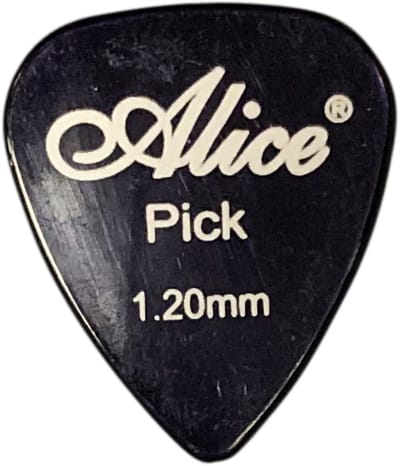 6x Plectrum 1.20 mm - Gitaarplectrums - Guitar picks - Willekeurige kleuren - Jonyx