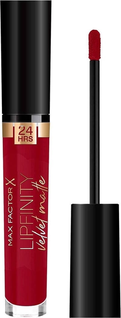 Max Factor Lipfinity Velvet Matte Lipstick - 090 Rustic Red