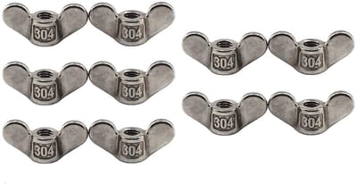 Allecto - Wing Nut - M5 - Duurzaam - Handig voor DIY - 10 Stuks - Perfect voor Elektronica