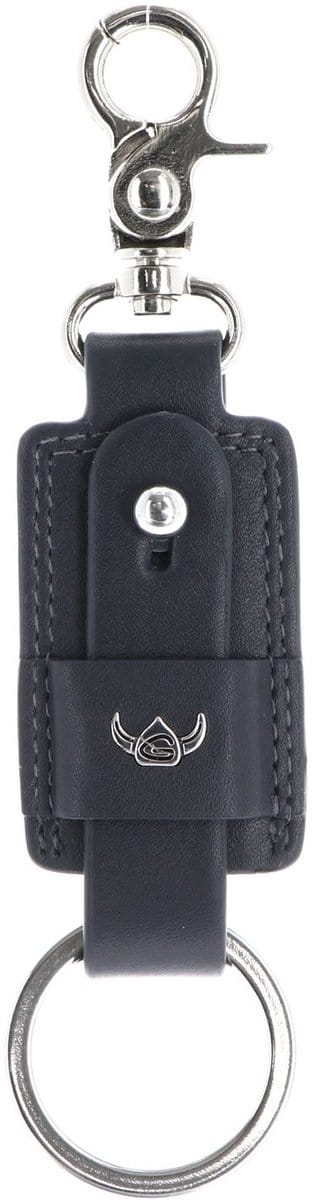 Golden Head Leren sleutelhanger Polo Schlüsselanhänger 5156 Marineblau donkerblauw