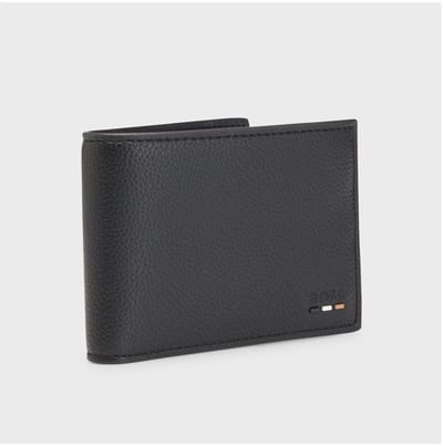 BOSS kaarthoes Ray 6 CC Card Case Black zwart