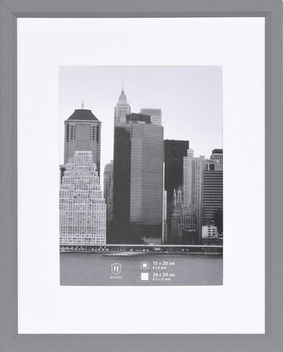 Fotolijst - Henzo - Metallica - Fotomaat 24x30 cm - Zilver