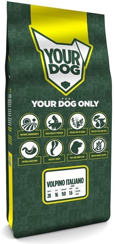 Yourdog Volpino italiano Rasspecifiek Puppy Hondenvoer 12kg | Hondenbrokken
