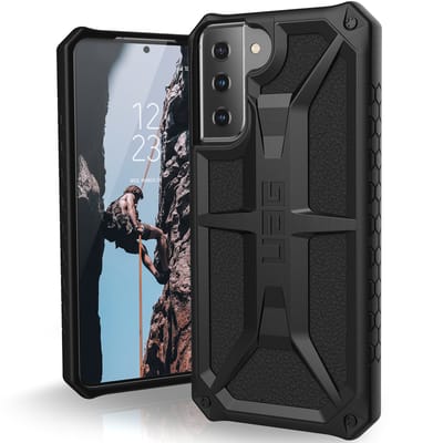 UAG Monarch Backcover voor de Samsung Galaxy S21 Plus - Zwart