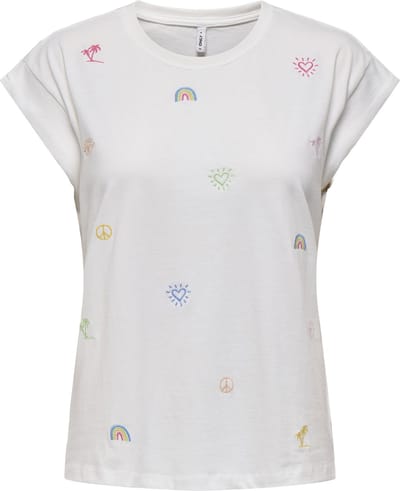 ONLY - ONLIMOGINE S/S EMB. TOP CS JRS - Meisjes - Blouses
