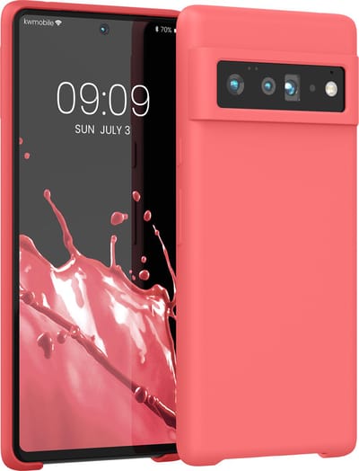 kwmobile telefoonhoesje geschikt voor Google Pixel 6 Pro - Hoesje met siliconen coating - Smartphone case in dolce vita