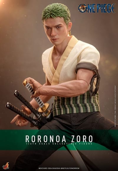 Hot Toys One Piece (Netflix) Action Figure 1/6 Roronoa Zoro 31 cm Action Figuur