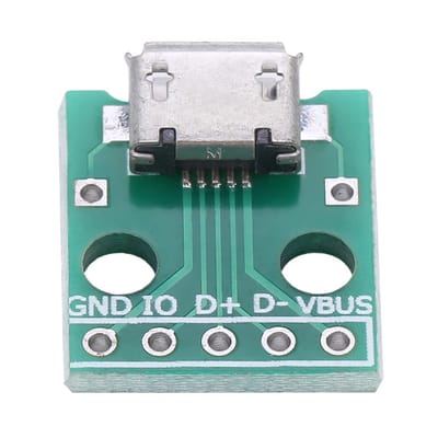 VT Goods - USB Naar Adapter - 10 Stuks - Professioneel en Betrouwbaar - 5 Pin - Micro USB Vrouwelijke Socket - Ideaal voor Elektronica Projecten...