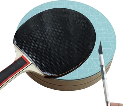 Tafeltennis Snijder - Paddle Rubber - Bat Reparatie - Flexibele Hoek - 25x25x5 cm - Niet gespecificeerd