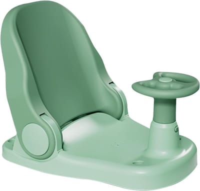 Douchestoel Kinderen - Badzitje Baby - Veilig Baden - Opvouwbaar Ontwerp - 38 x 28.5 cm - Meerkleurig