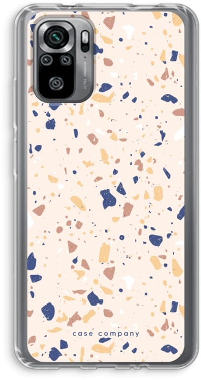 Case Company® - Hoesje geschikt voor Xiaomi Redmi Note 10S hoesje - Terrazzo N°23 - Soft Cover Telefoonhoesje - Bescherming aan alle Kanten en Schermrand