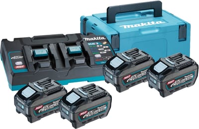 Makita Accu Starterset XGT DC40RB 4xBL4050F - 191U42-2