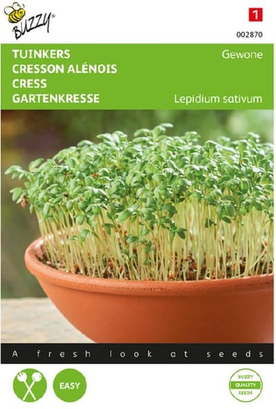 Tuinkers - cresson - Knip en eet - set van 6 stuks