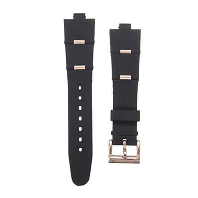 ZEYNOMAX- Horlogeband 22mm - Siliconen - Goud/Roségoud - Compatibel met B-vlgari Horloge - Inclusief accessoires - Bandkleur Rose Rood - Horlogearmband