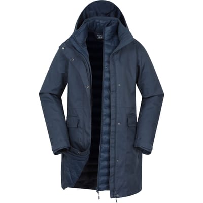 Mountain Warehouse Dames 3-in-1 Waterdichte Jas (Blauw)