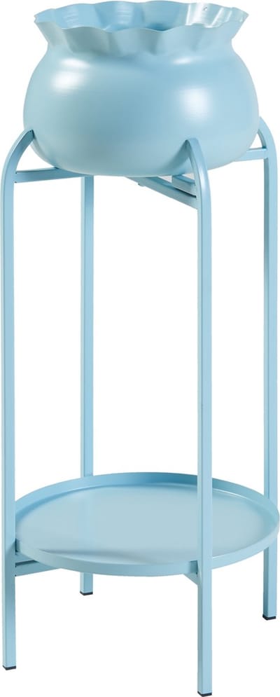 Plantenstandaard Altena 80,5x40x40 cm lichtblauw [en.casa]