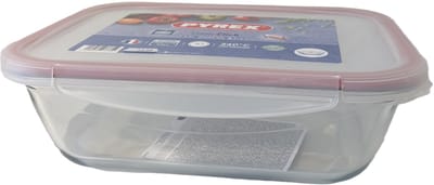 Pyrex - Ovenschaal met deksel - Rechthoekig, Glas - 3,5L - 30x23 cm - Cook en Click