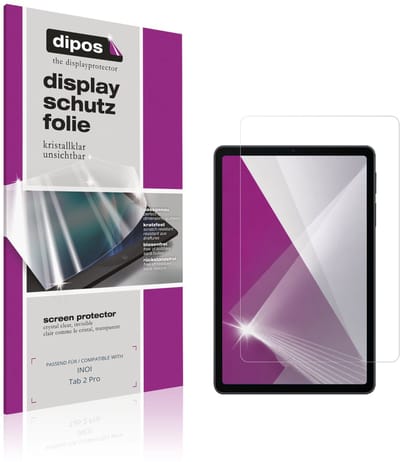 dipos – 2x Beschermfolie geschikt voor INOI Tab 2 Pro | Krasbestendige & heldere Screenprotector Ultra-Thin
