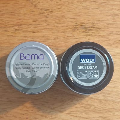1 potje Woly / Bama G56 schoen creme voor glad leer - 50ml schoenpoets - 008 Grijs