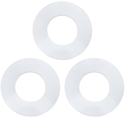 Dailygoods- Spoelklepring 3-pack - Afdichtring Geberit - Rubberen Ring - Afdichtingsring - Binnendiameter 33 mm - Buitendiameter 85 mm