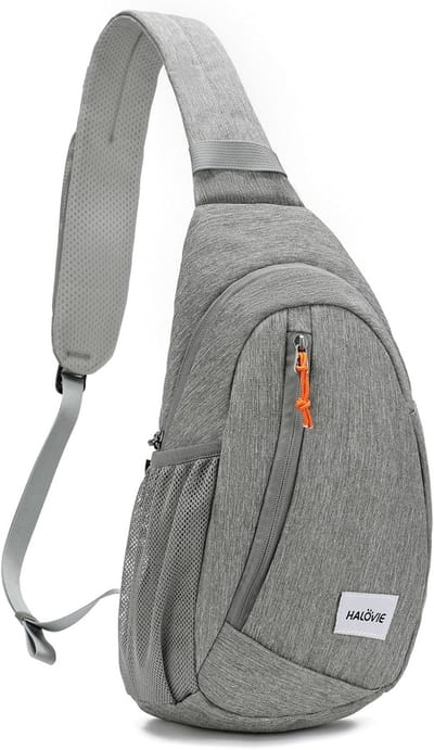 Borsttas Heren - Schoudertas Crossbody - Outdoor Activiteiten - Lichtgewicht Ontwerp - 10x20x39cm - Zwart