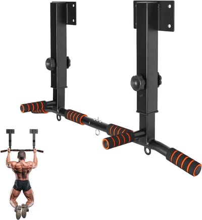 YOR® Pull Up Bar - Wasstrips - Pull Up Station - Zwart - 93cm x 93cm x 62cm