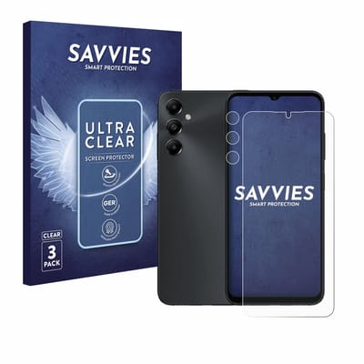 Savvies - Screenprotector voor Samsung Galaxy A05s (Voor+Camera) - Folie Beschermfolie transparant 6 Stuks